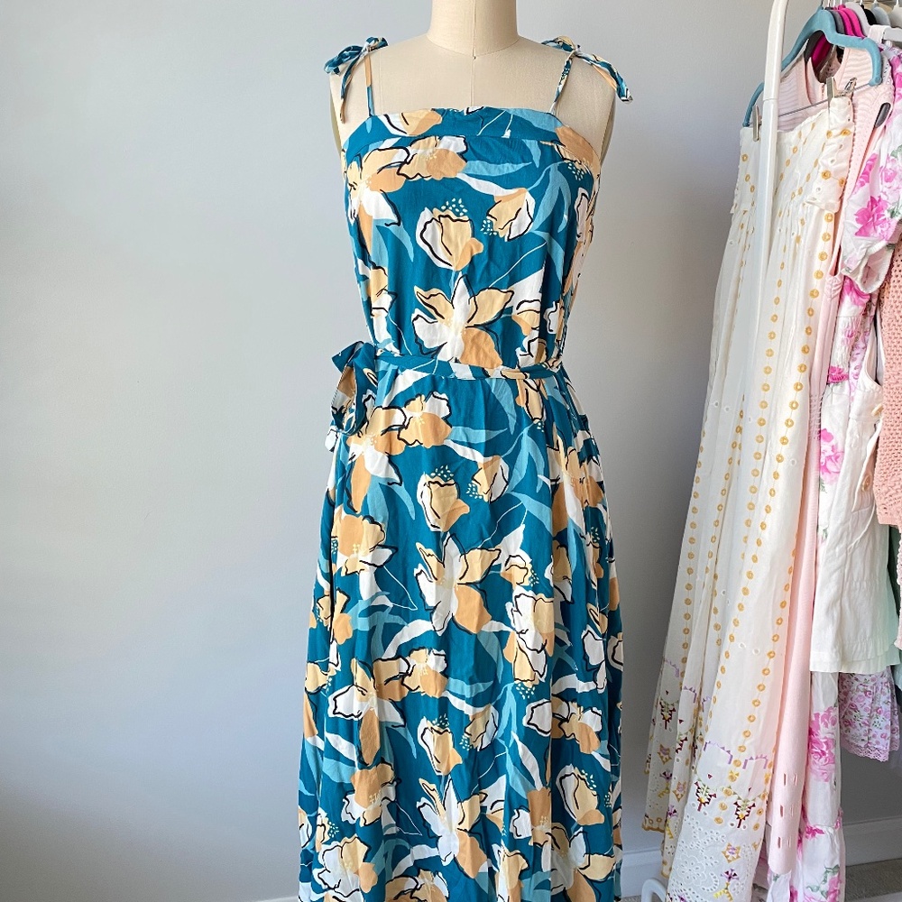 Roxy Strappy Midi Dress